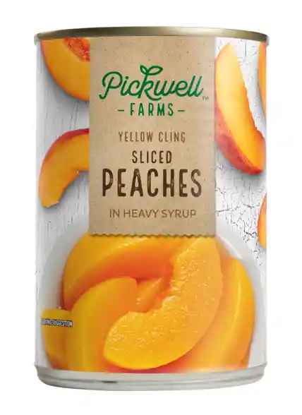 37458 SLCD PEACH HEAVY SYRUP 14.5 14.5 OZ 24/PK