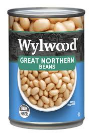 10080 WYLWOOD  Great Northern Beans 15.5 OZ 24/PK