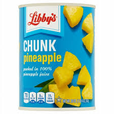 20631 LIBBY'S CHUNK PINEAPPLE 20 OZ 12/PK
