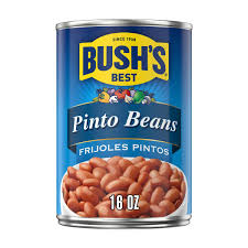 38425 BUSH'S PINTO BEANS 16 OZ 12/PK