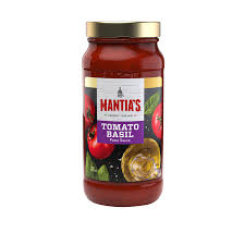 37432 MANTIAS TOM/BASIL SAUCE PET 24 OZ 12/PK
