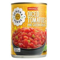 91012 DICED TOMATOES W/GRN CHILIES 10 OZ 12/PK