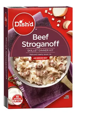24945 BEEF STROGANOFF SKLT DINNER 5.6 OZ 12/PK