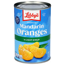 30789 LIBBY'S MNDRN ORANGE LT SYRP 15 OZ 24/PK