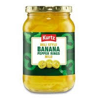 66586 KURTZ MILD BANANA PEPPR RING 16 FL OZ 12/PK