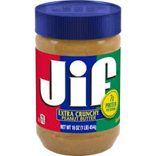20637 JIF CRUNCHY PEANUT BUTTER 28 OZ 10/PK