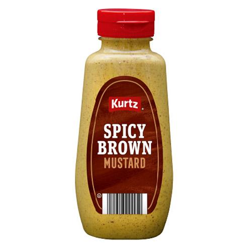 18810 SPICY BROWN MUSTARD SQZ 12 OZ 12/PK