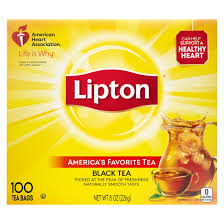 93125 LIPTON TEA BAG 100 CT DRC 8 OZ 12/PK