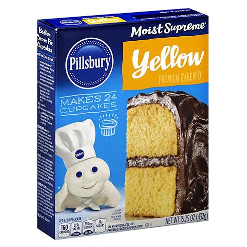 18659 PB YELLOW CAKE MIX 15.25 OZ 12/PK