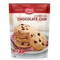 89530 GINGER EVANS CHOCOLATE CHIP COOKIE MIX 17.5 OZ 12/PK