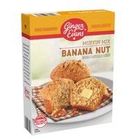 36259 GINGER EVANS BANANA NUT MUFFIN MIX 15.4 OZ 12/PK