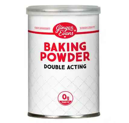 49317 GINGER EVANS BAKING POWDER 8.1 OZ 12/PK