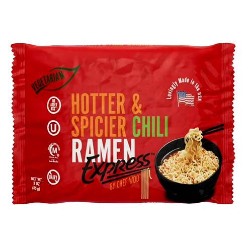 33309 RAMEN EXP HOT&SPICY CHILI 3 OZ 24/PK
