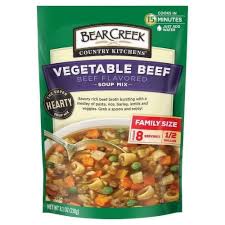 34287 BEAR VEG BEEF SOUP 8.1 OZ 6/PK