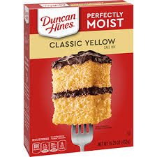 18752 DH YELLOW CAKE MIX 15.25 OZ 12/PK