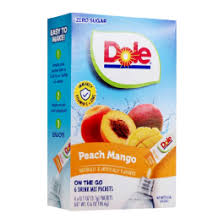 79850 DOLE PEACH MANGO 6 CT 0.6 OZ 12/PK