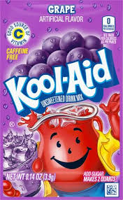 8772 KOOL-AID 2 QT GRAPE 0.14 OZ 192/PK