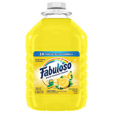 19282 FABULOSO LEMON GALLON 128 FLOZ 4/PK