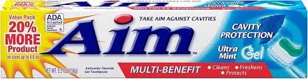 39667 AIM MINT GEL TOOTHPAST 5.5 OZ 24/PK