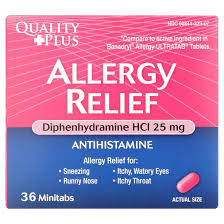 89042 QUALITY PLUS ALLERGY 100 CT 24/PK