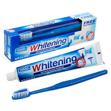 84364 LSS TOOTHPAST WHTNG W/BRUSH 6.4 OZ 24/PK