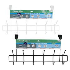 72905-OVER THE DOOR RACK,20" W/6HOOK