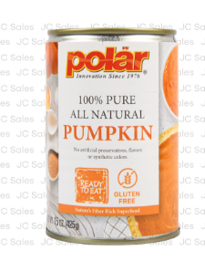 130305 POLAR 100% PURE ALL NATURAL PUMPKIN 15 OZ
