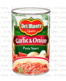 41805 DEL MONTE PASTA SAUCE GARLIC & ONION 24OZ/12