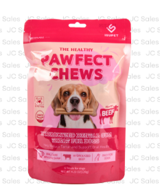 533120 PAWFECT DOG CHEWS BEEF 4.23 OZ/24