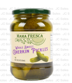 131103 MAMA FRESCA WHOLE SWT GHERKIN PICKLES 16 OZ/6