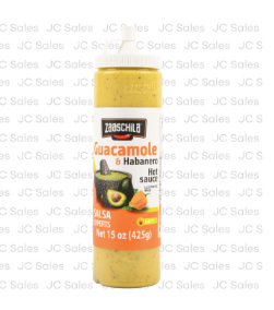 130351 ZAASCHILA GUACAMOLE&HABANERO HOT SCE 15 OZ/6