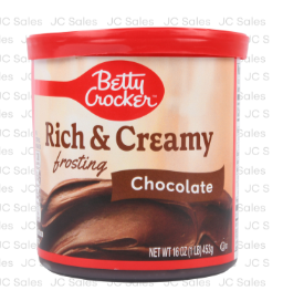 130605 BETTY CROCKER RICH&CRM CHOCO FROSTING 16 OZ/8