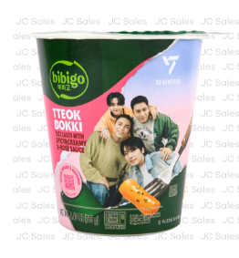 131188 BIBIGO TTEOK BOKKI RICE CAKE SPICY CRM KROSE 4.4 OZ/24