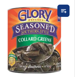 15766 GLORY SEASD COLLARD GREENS 27OZ/12