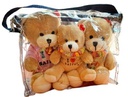 HB-F3 I Love Saipan Bear Family  (Asst./pvc bag)