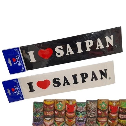 [057427] ST-06 (L) Large I Love Saipan Sticker (L)