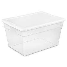 [276079] 16598 - STERILITE #16598 STORAGE BOX 56QT WHT