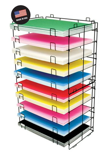[348572] 20050-BAZIC 20 X 30 10-Slots Foam Board Display Rack