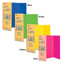 [348577] 5035-BAZIC 36 X 48 Assorted Color Tri-Fold Corrugated P