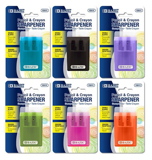 [361546] 1911-BAZIC Dual Blades Sharpener w/ Lid & Receptacle 24/cs