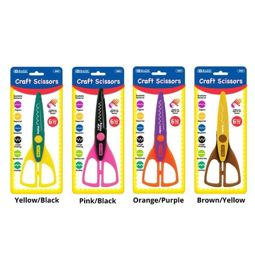 [373220] 4401/94125-BAZIC 6 1/2 Craft Scissors
