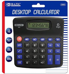 [379423] D-3000-BAZIC 8-Digit Desktop Calculator