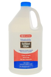 [379412] 2045-BAZIC 1 Gallon Washable Clear School Glue 2/cs