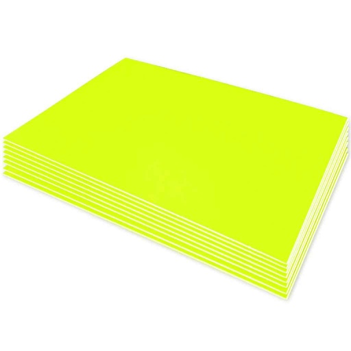 [389051] 5403-BAZIC 20'' X 30'' FLOURESCENT YELLOW FOAM BOARD 25/cs