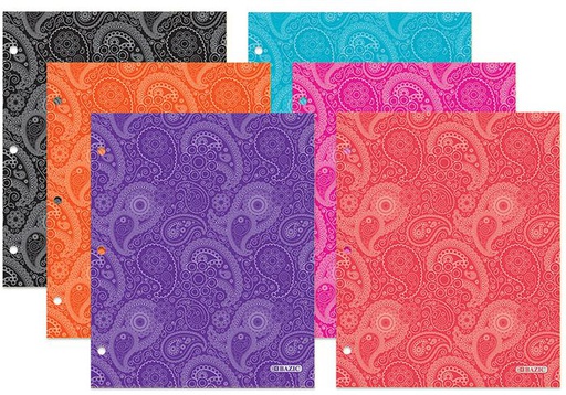 [388746] 2174-BAZIC 2-Pockets Portfolios Paizley 48/C *