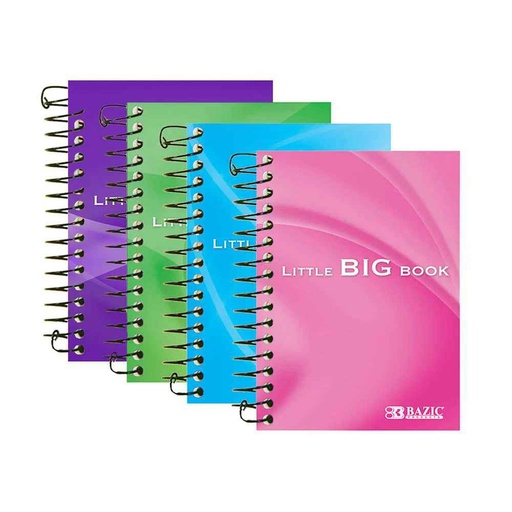 [389048] 518-BAZIC 180CT. 4''x 5.5'' SPIRAL FAT NOTEBOOK 48/C *