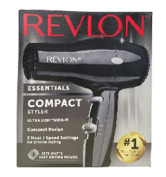 [406576] RVDR5034N REVLON 1875W  COMPACT STYLER 2-SPEED HAIR DRYER RVDR5034N10 / 3 / 12  3/C