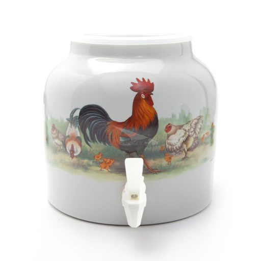 [413575] DD372-Handsome Rooster 2.5g Porcelain Dispenser