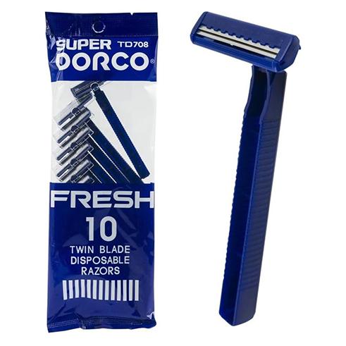 [411794] 10095H RAZOR,10PK TWIN BLD DORCO-KOR 7109/TD-