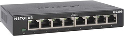 [417602] NETGEAR 8-Port Gigabit Ethernet Unmanaged Switch GS308 Home Network Hub